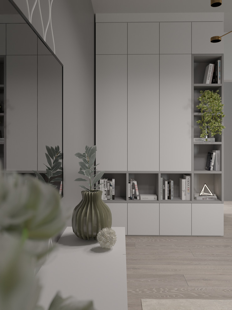 Кухня-гостиная в современном стиле