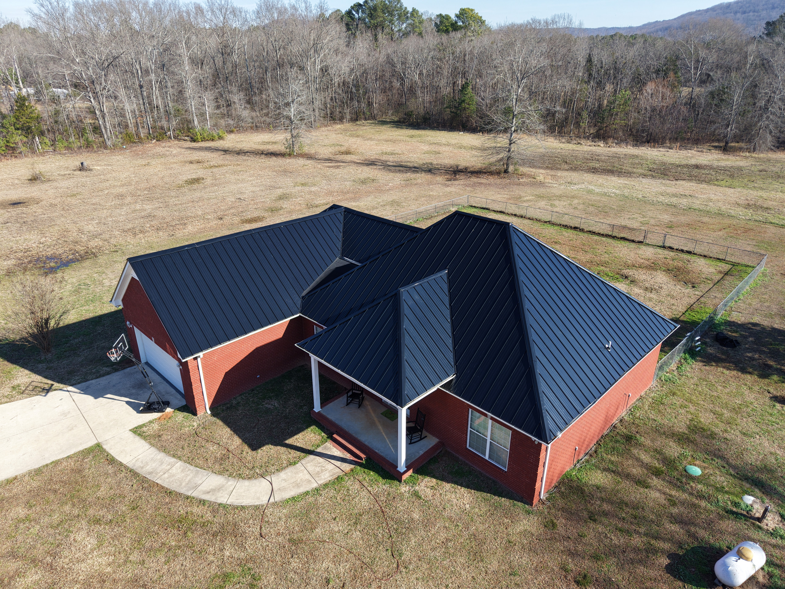 Black Standing Seam Metal