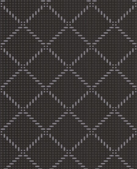 Quantum Wallpaper Swatch - Black/Silver