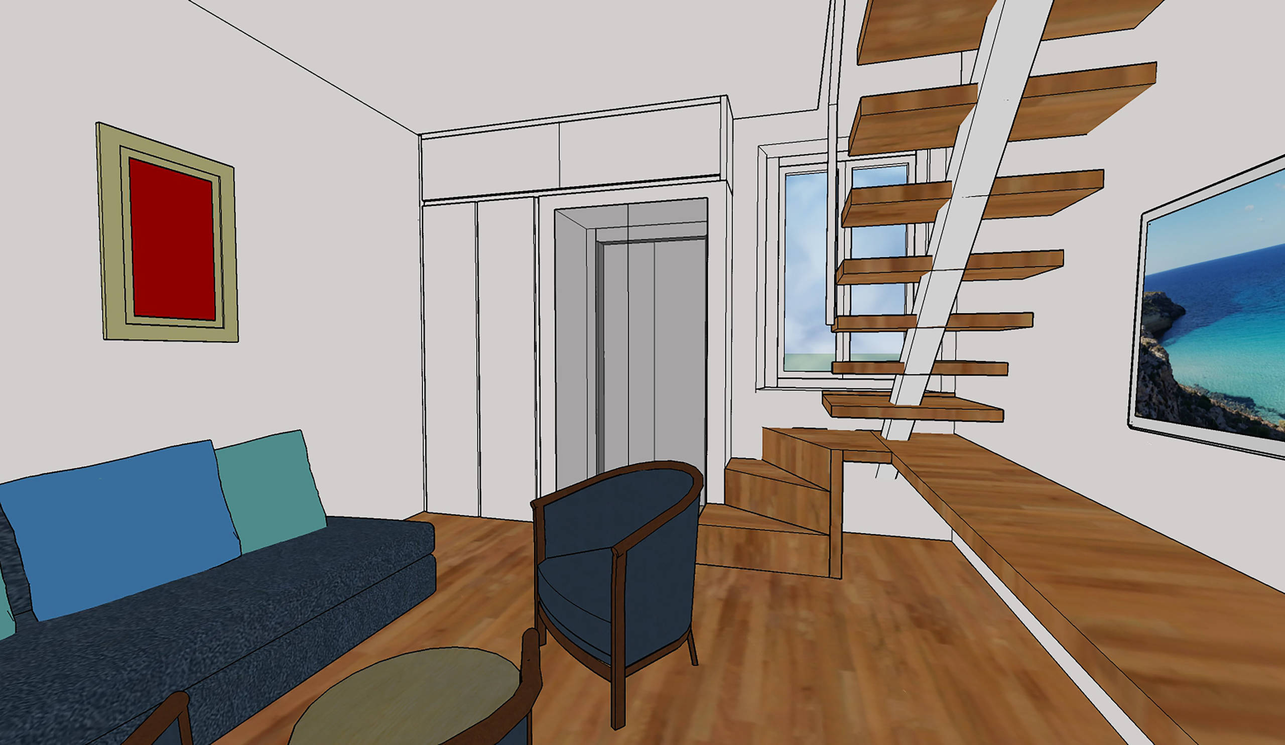 Appartamento a NoLo - casa di ringhiera