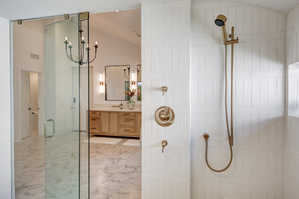 Modern Desert Bathroom Phoenix by Emmy Couture Designs LLC Houzz