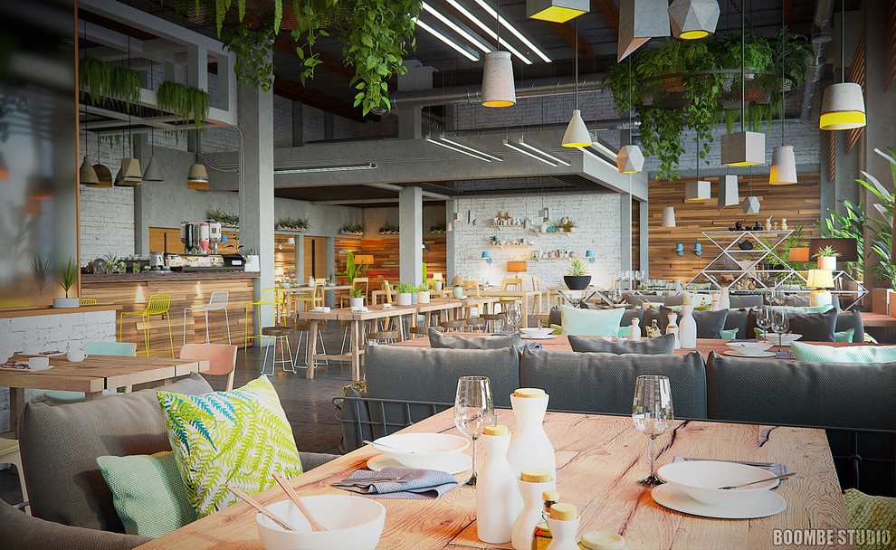 Project of "GARDEN" restaurant in Melbourne
