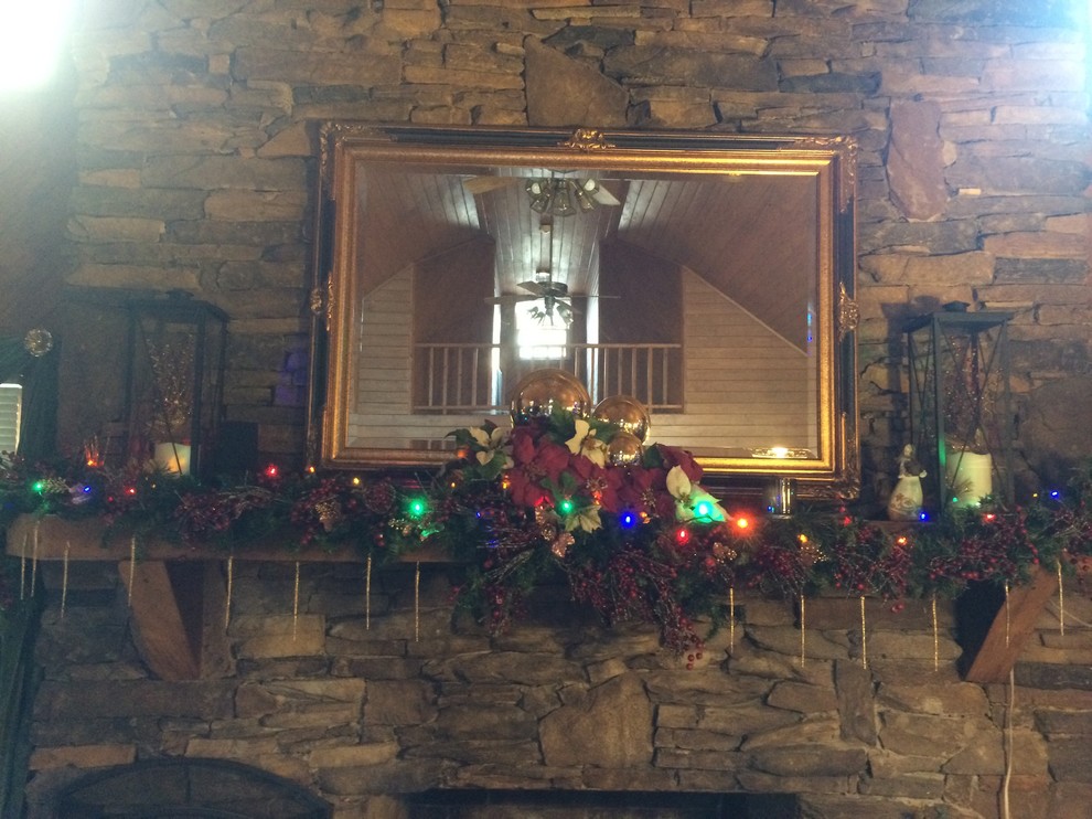 How to hang items on rock walls