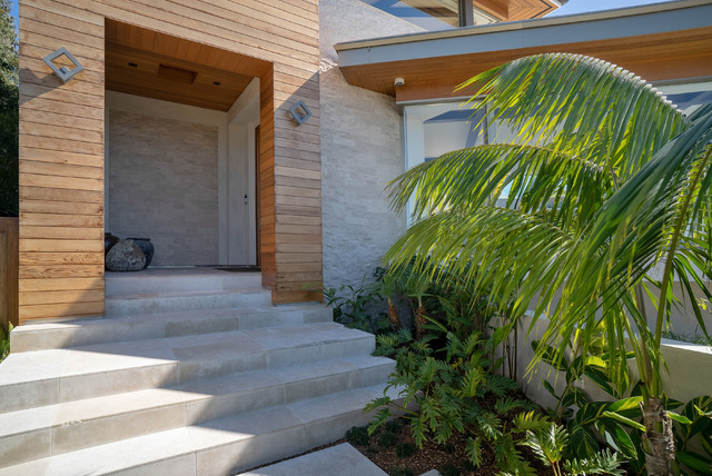 Modern Manhattan Beach modern-eingang