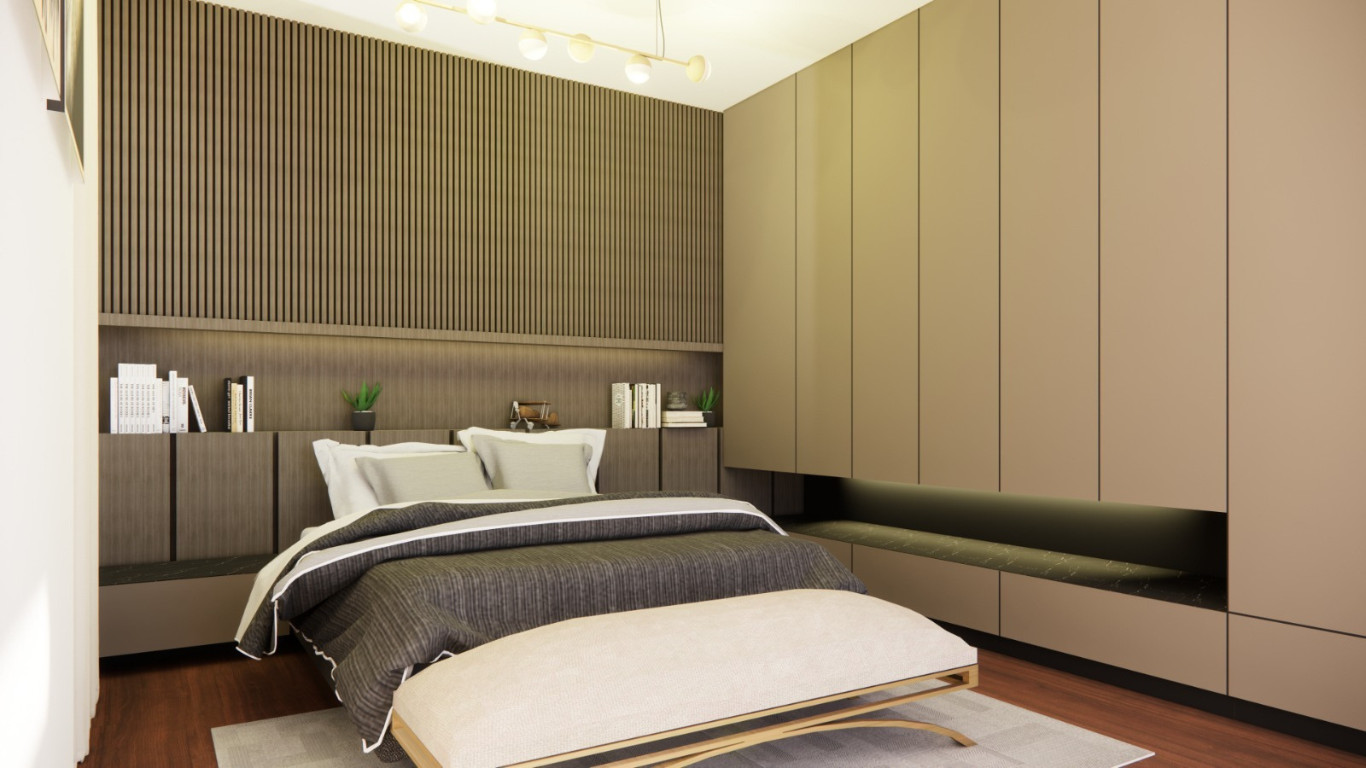Bright Contemporary Master Suite with Luxe Touches in Great Missenden
