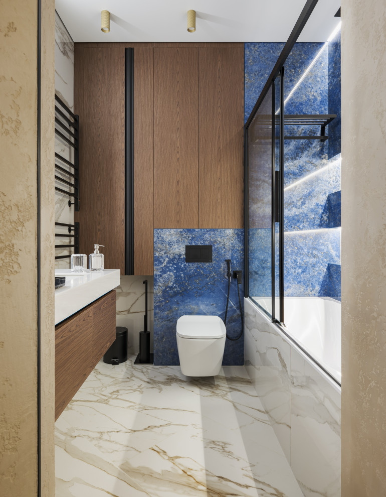 Реализация современной четырехкомнатной квартиры площадью 170 м²