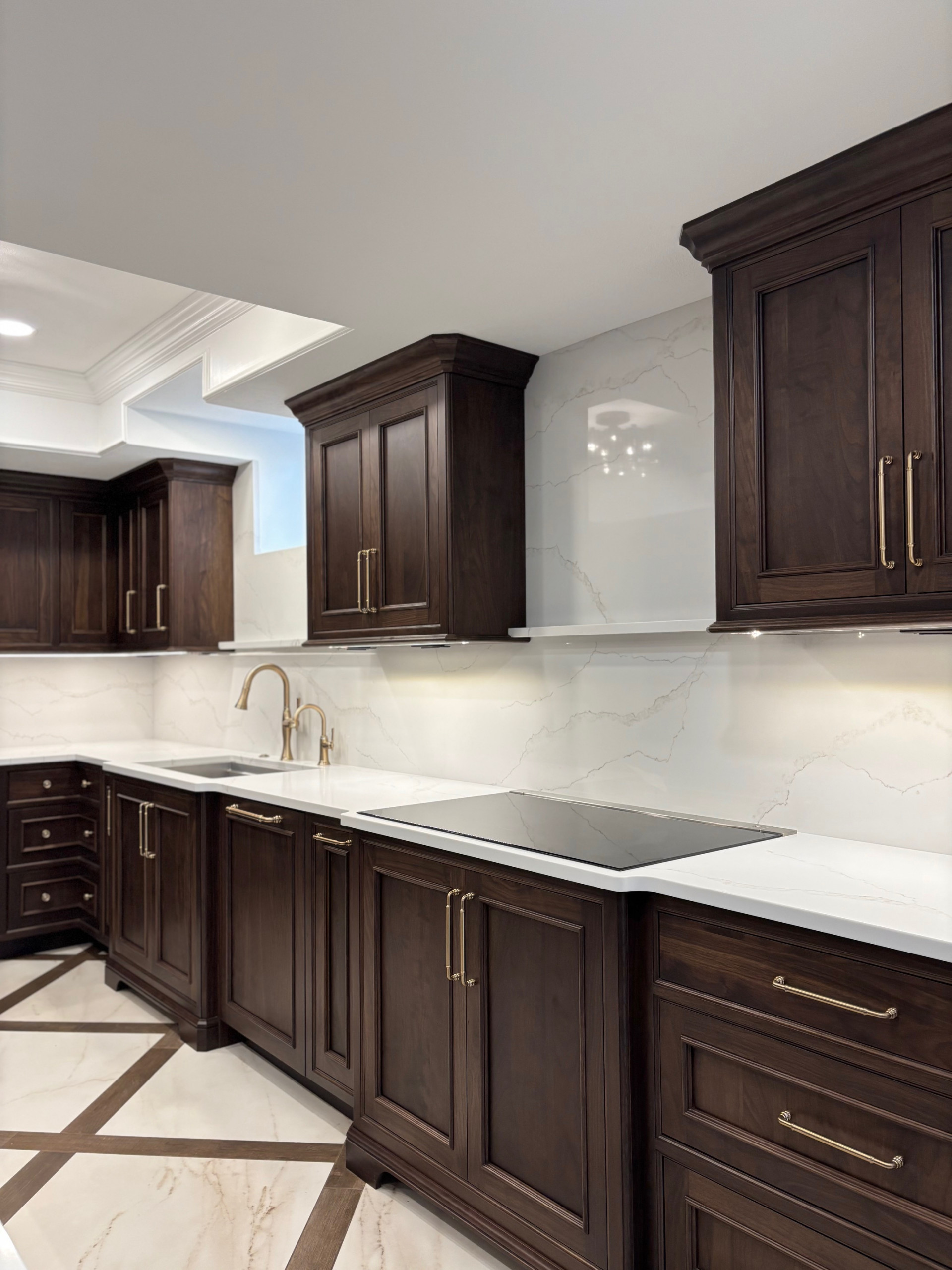 A Luxe and Timeless Lower-Level for Entertaining