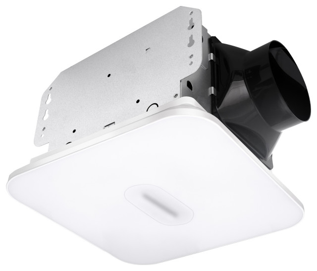 Akicon Bathroom Exhaust Fan with Dimmable Light & Night Light 90 CFM 1. ...