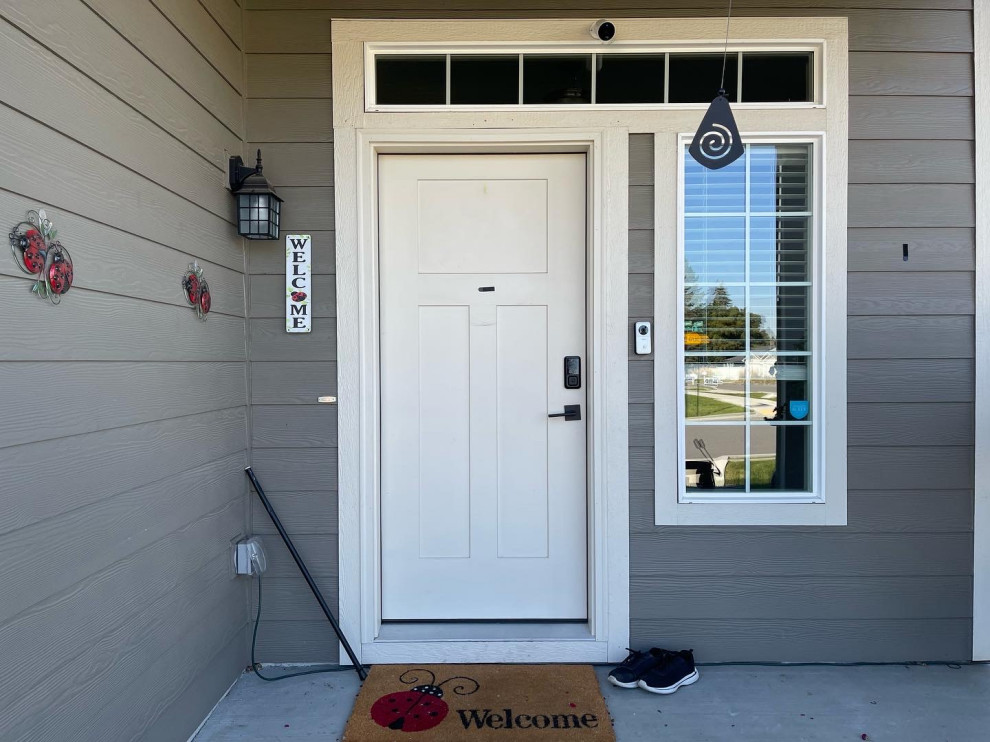 Front door install "BEFORE"