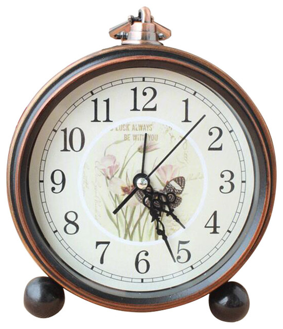 European Retro Best Alarm Clock, Hanging Clocks, Butterfly