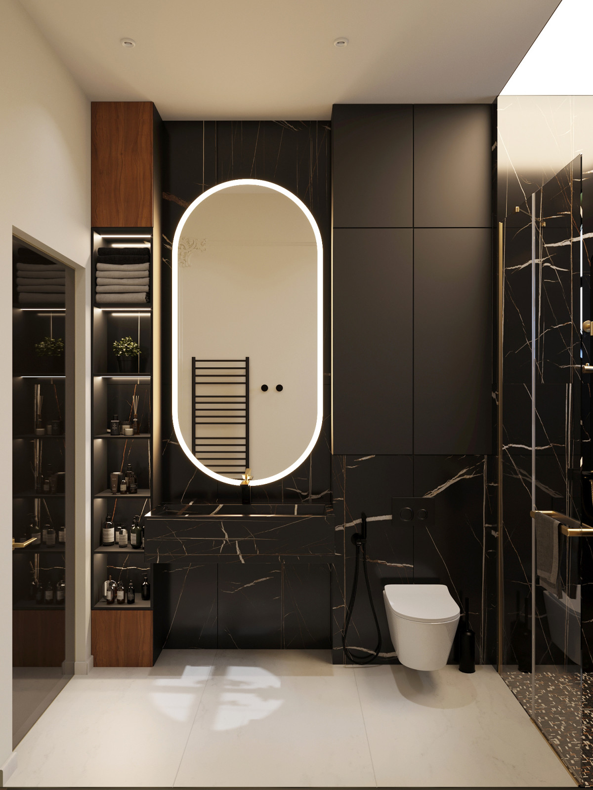 Спальня в загородном доме. Звенигород