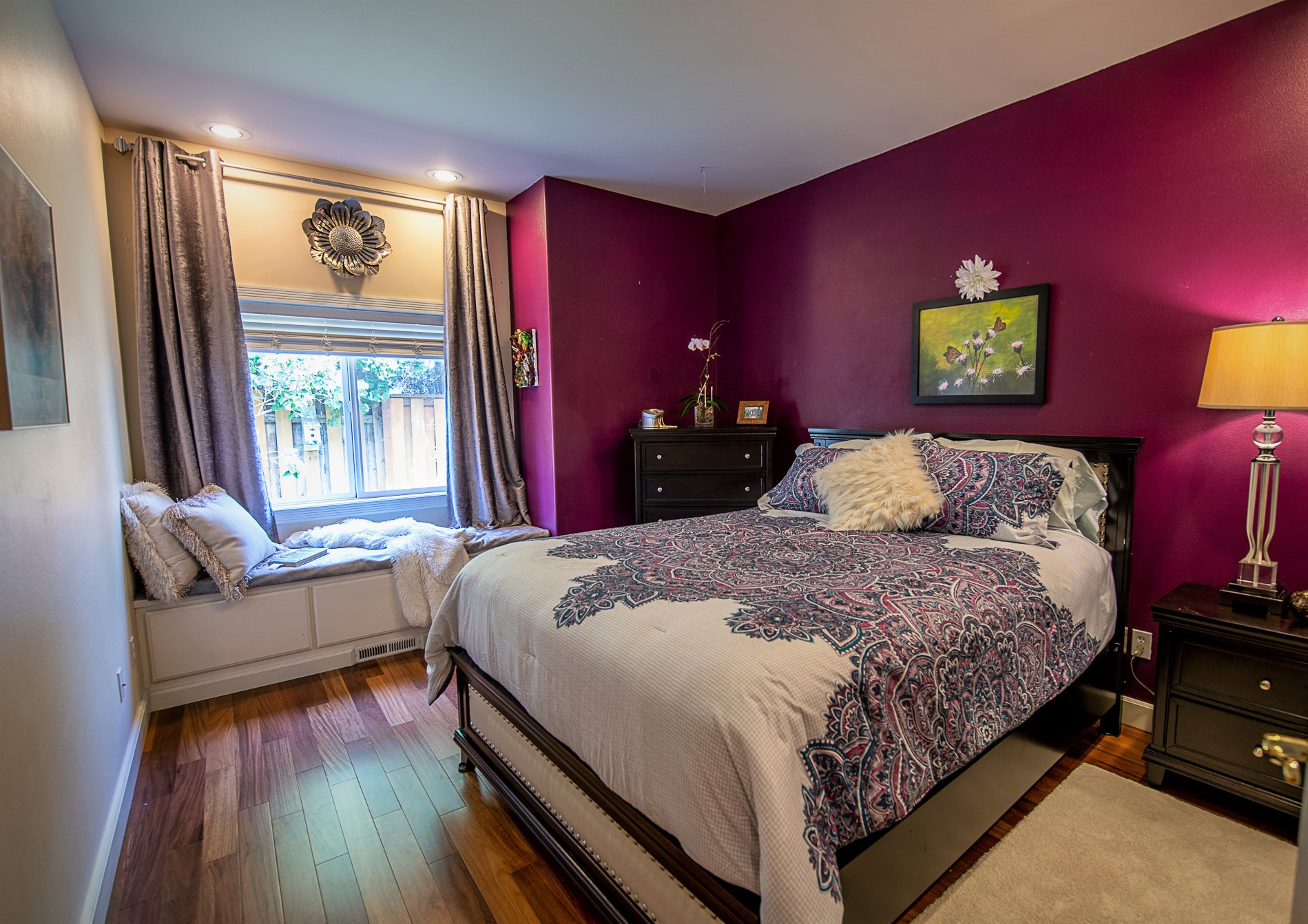 Transitional bedroom