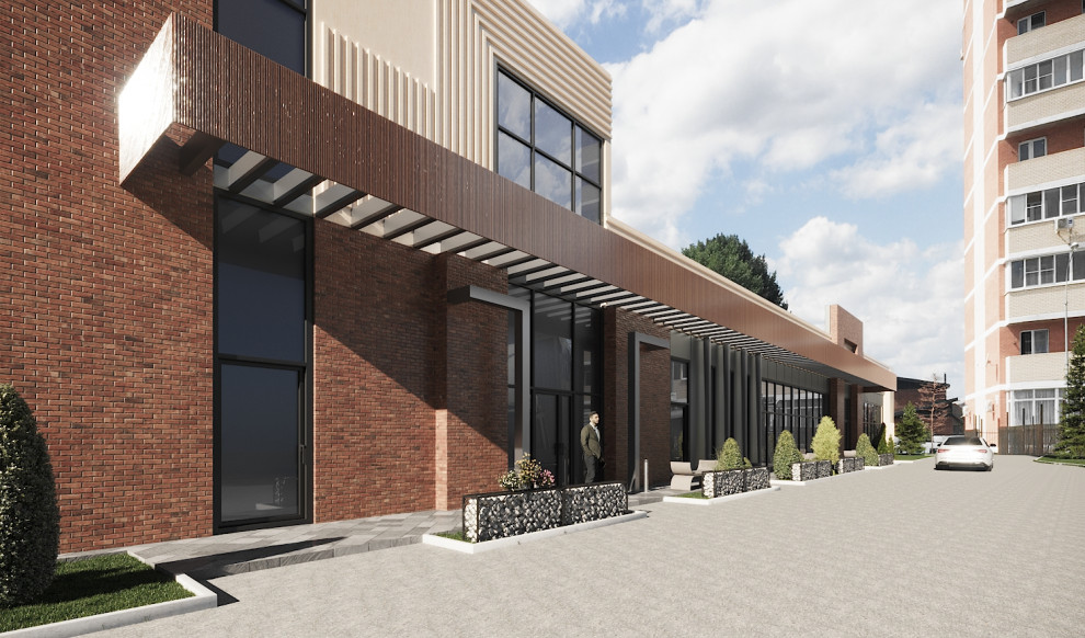 Эскиз Административного здания г. Краснодар