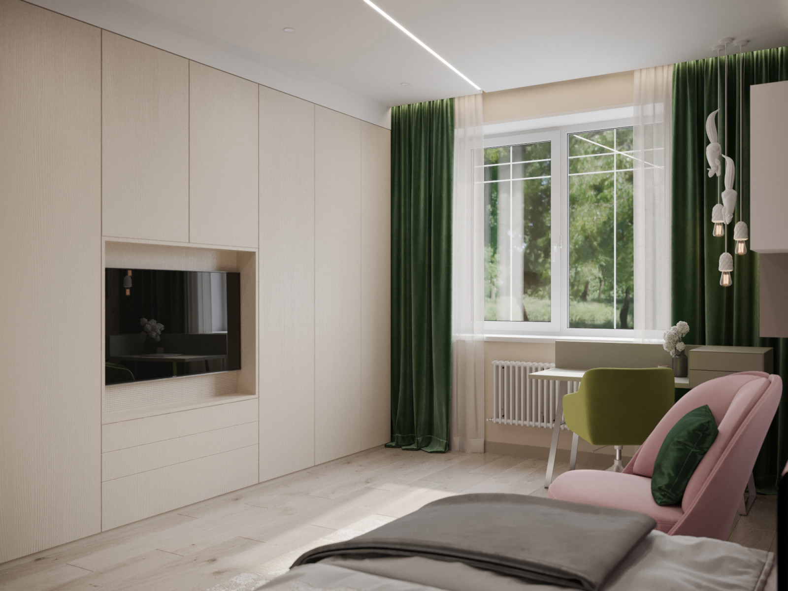 Интерьер таунхауса на Новой Риге