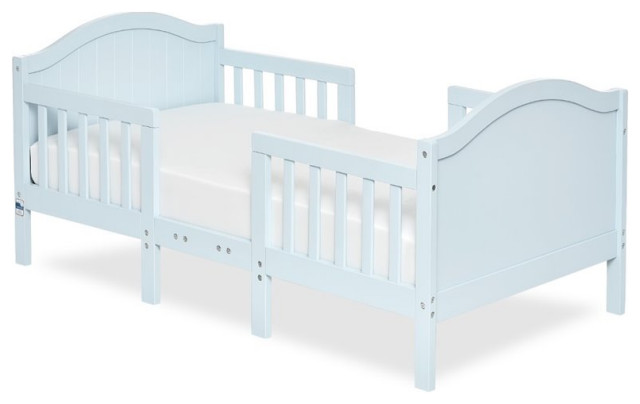 Dream On Me Portland 3 in 1 Convertible Toddler Bed in Sky Blue