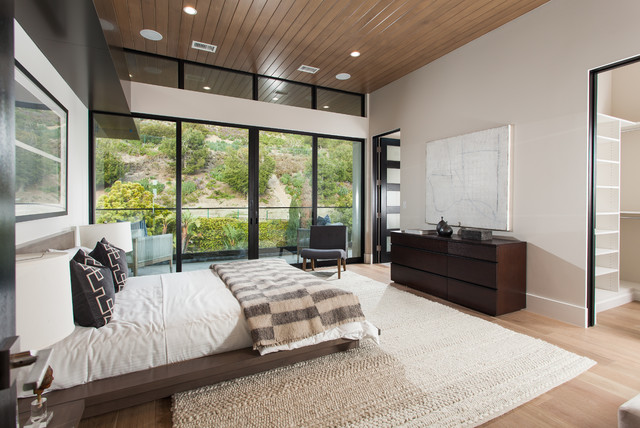 Beach View modern-schlafzimmer
