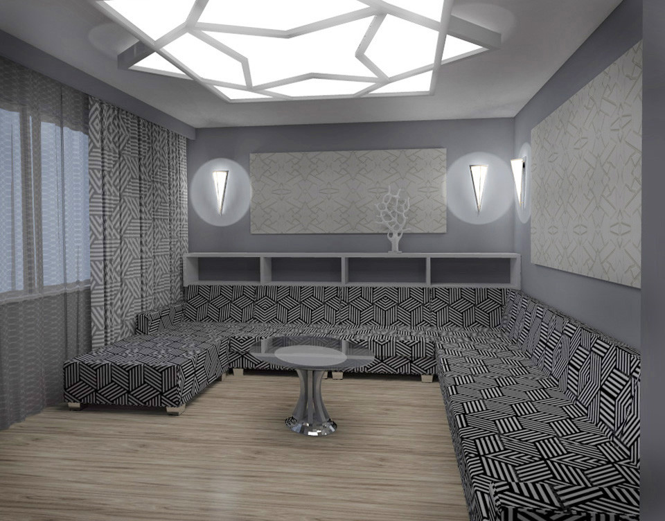 Квартира 2-х этажная квартира, 1 этаж с открытой планировкой