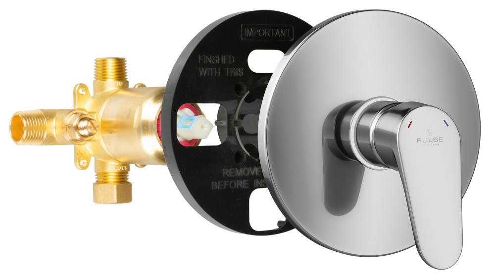 PULSE ShowerSpas TruTemp Pressure Balance 1/2" RoughIn Valve w Chrome