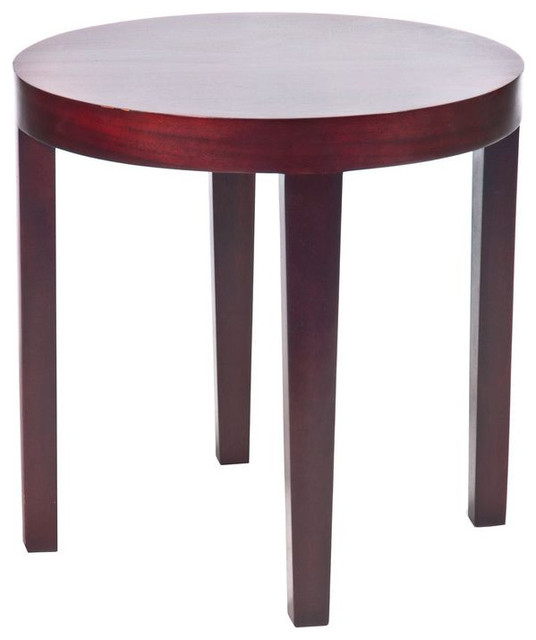 SOLD OUT!  Pierre Cronje Mahogany Round Side Table - $1,000 Est. Retail - $300 o