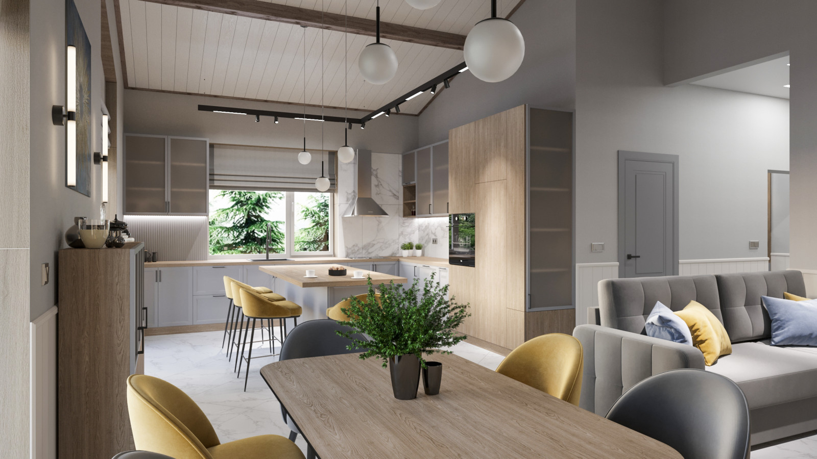 Дом с верандой