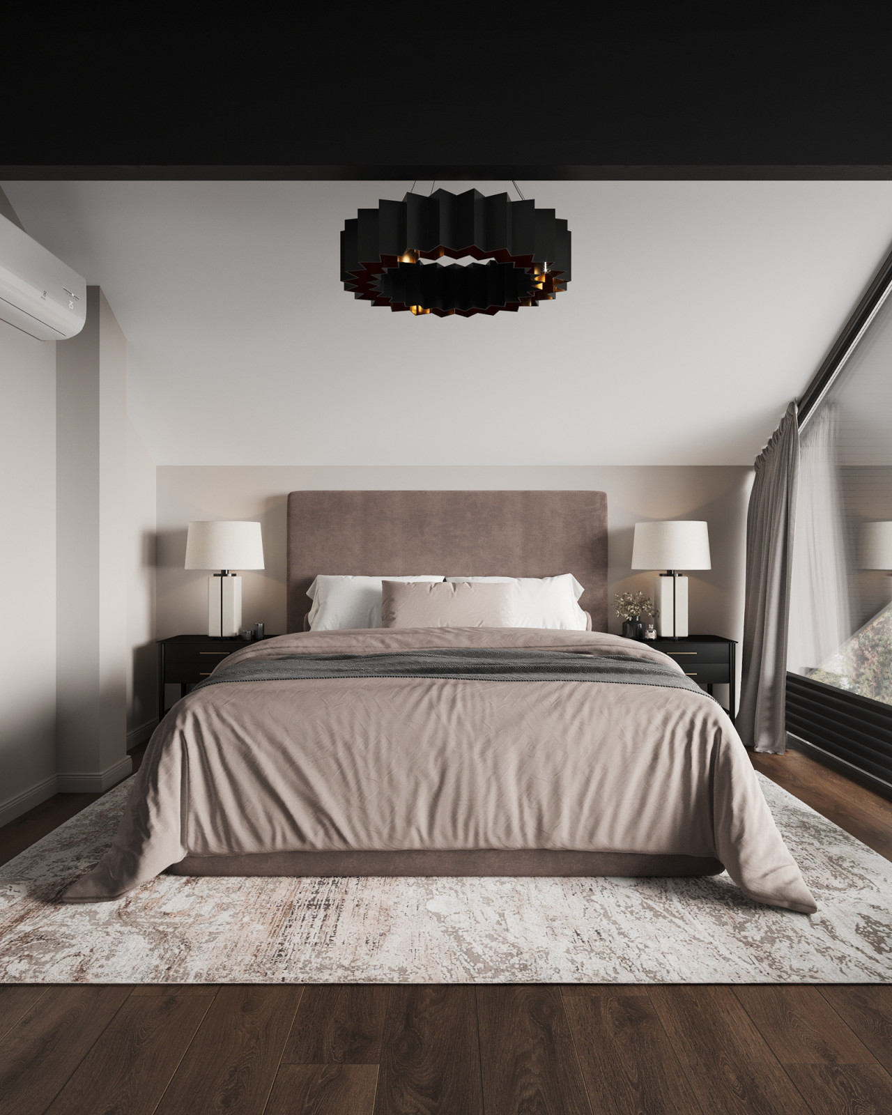 Дом 268м2. Гостевая-спальня.