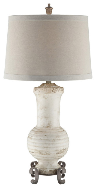 Andrea 1 Light Table Lamp in Tuscan Cream