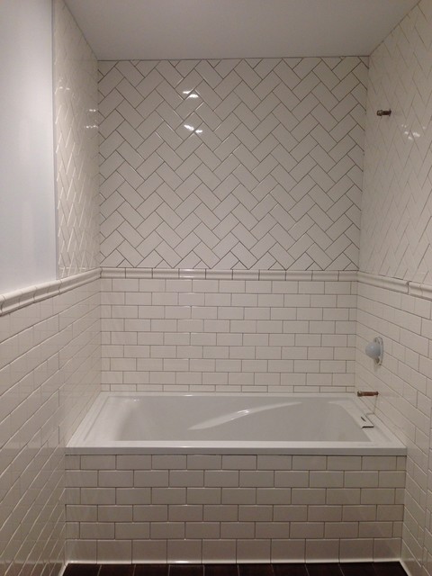 Subway Tile Bathroom - Traditional - Bathroom - New York - by Deep