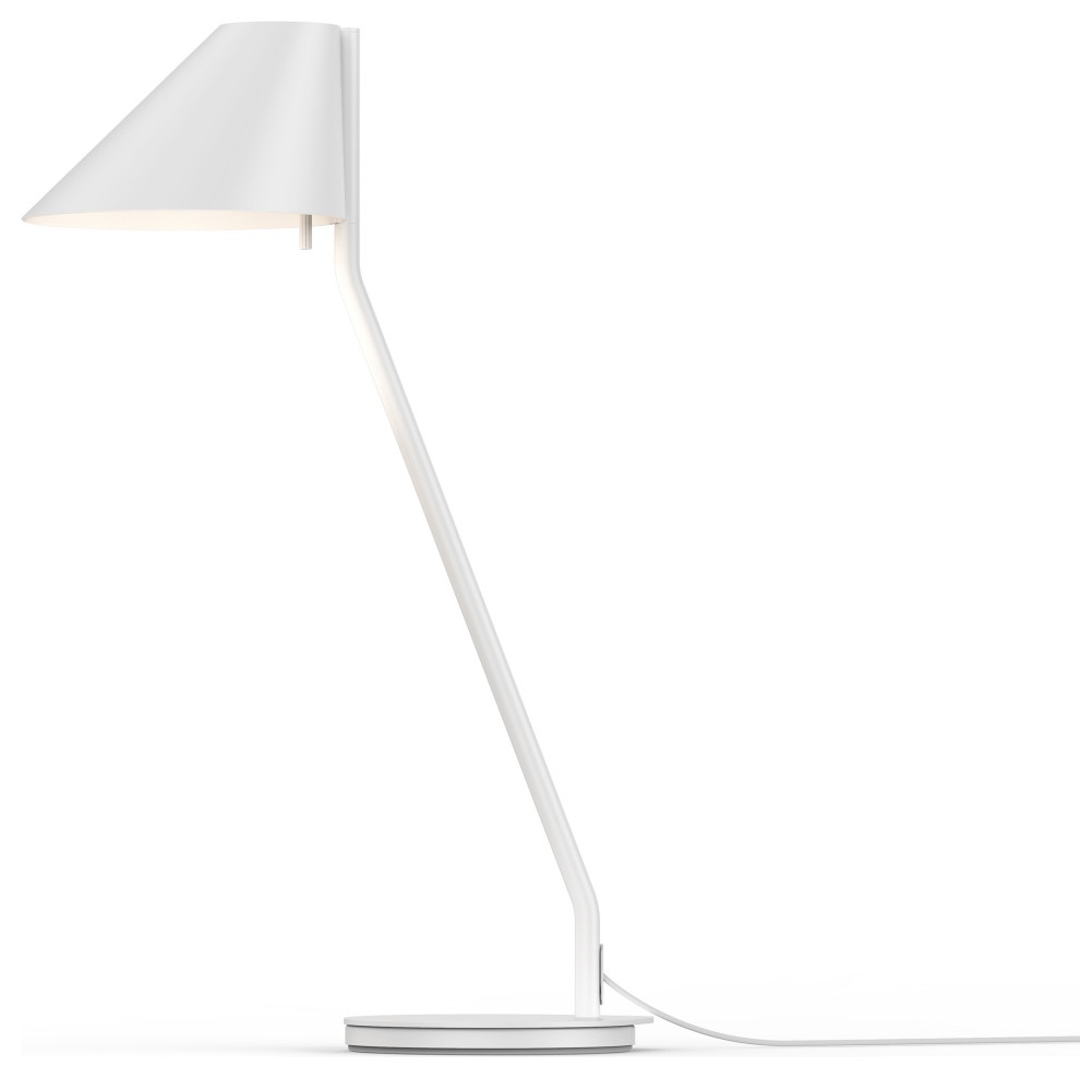 Pitch LED Table Lamp, Satin White