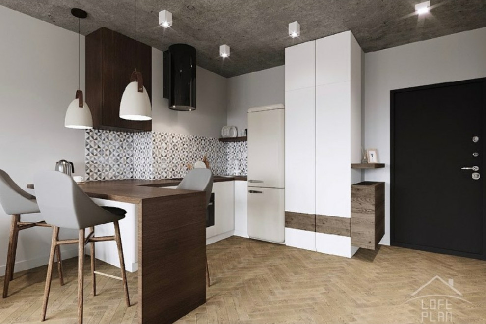 Дизайн квартиры 35 кв.м.в ЖК Новая Звезда