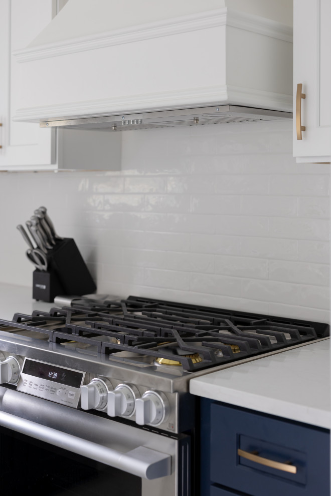 Marietta Kitchen Blue Cabinets