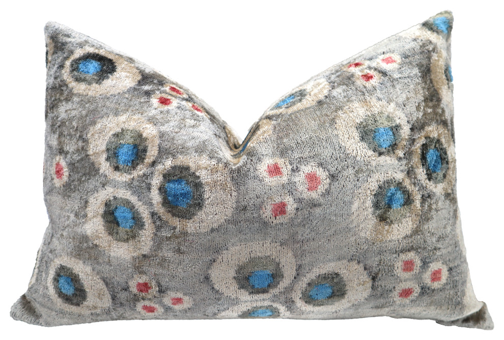 Canvello Handmade Velvet Pillow & Insert 16x24 in Contemporary