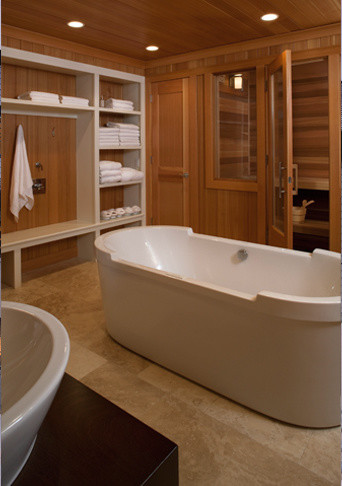 Spa Bath eclectic-bathroom