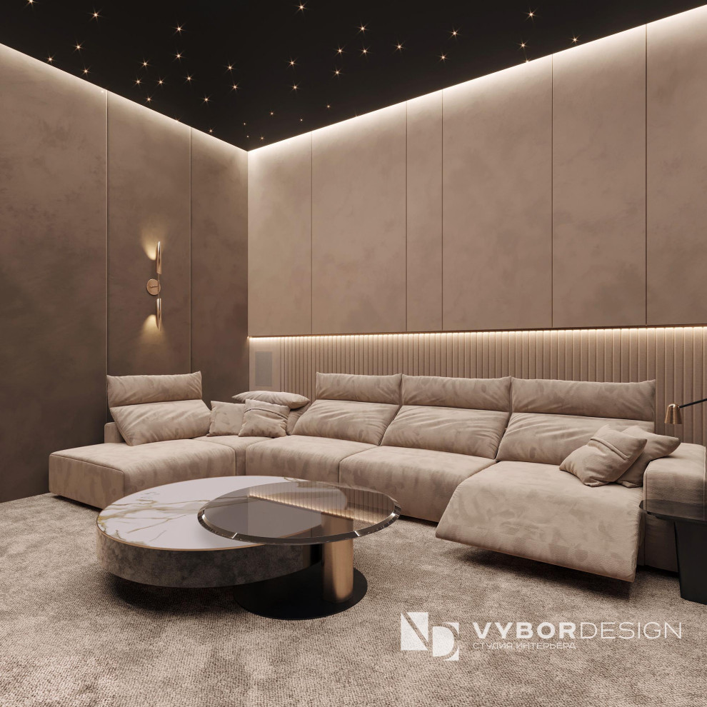 Дизайн интерьера дома из бруса