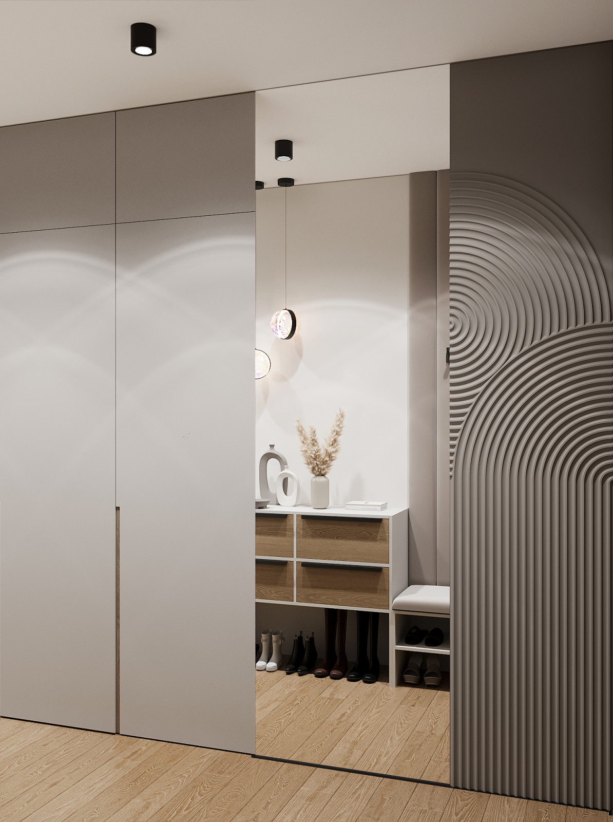 Дизайн квартиры в современном стиле с нотками сканди