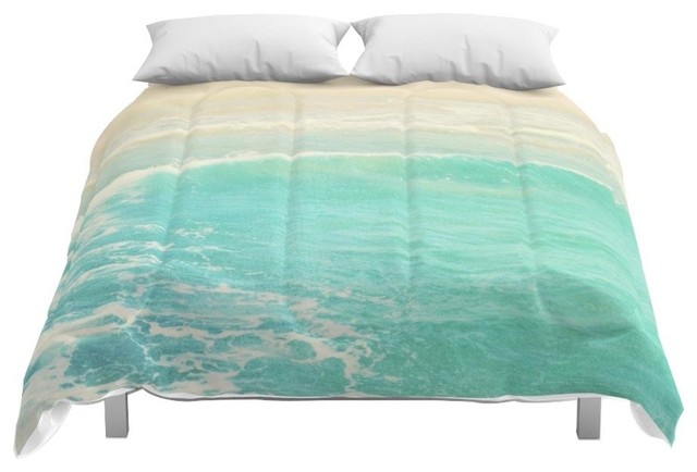 Beach Ocean Wave. Surge. Hermosa Beach Photograph Comforters - King: 104  x 88