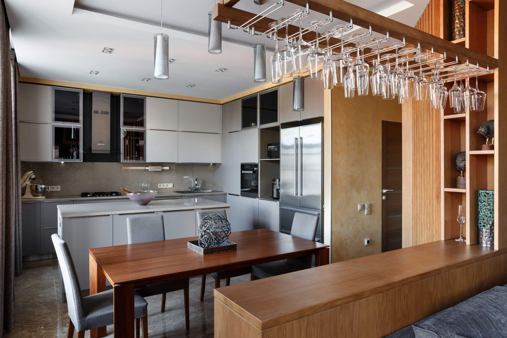 Трехкомнатная квартира в эко стиле 75 м2