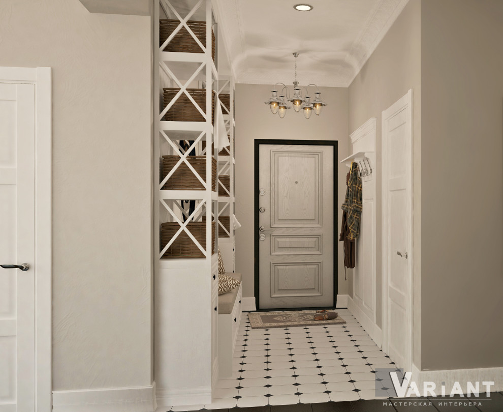 Интерьер прихожей в частном доме
