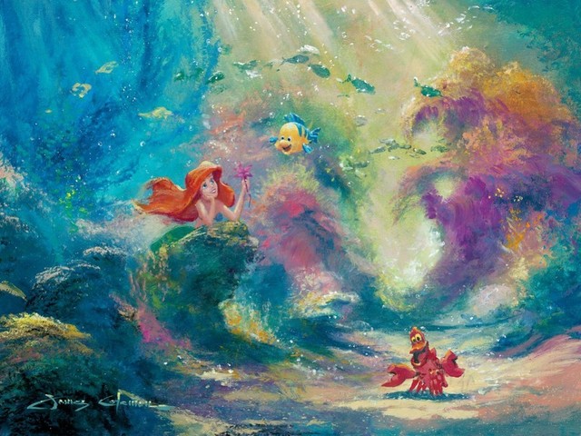 Disney Fine Art Dreaming by James Coleman, Gallery Wrapped Giclee
