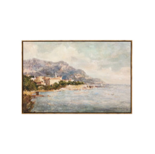 36"x24" Coastal Landscape Wall Art - Threshold™ designed with Studio McGee