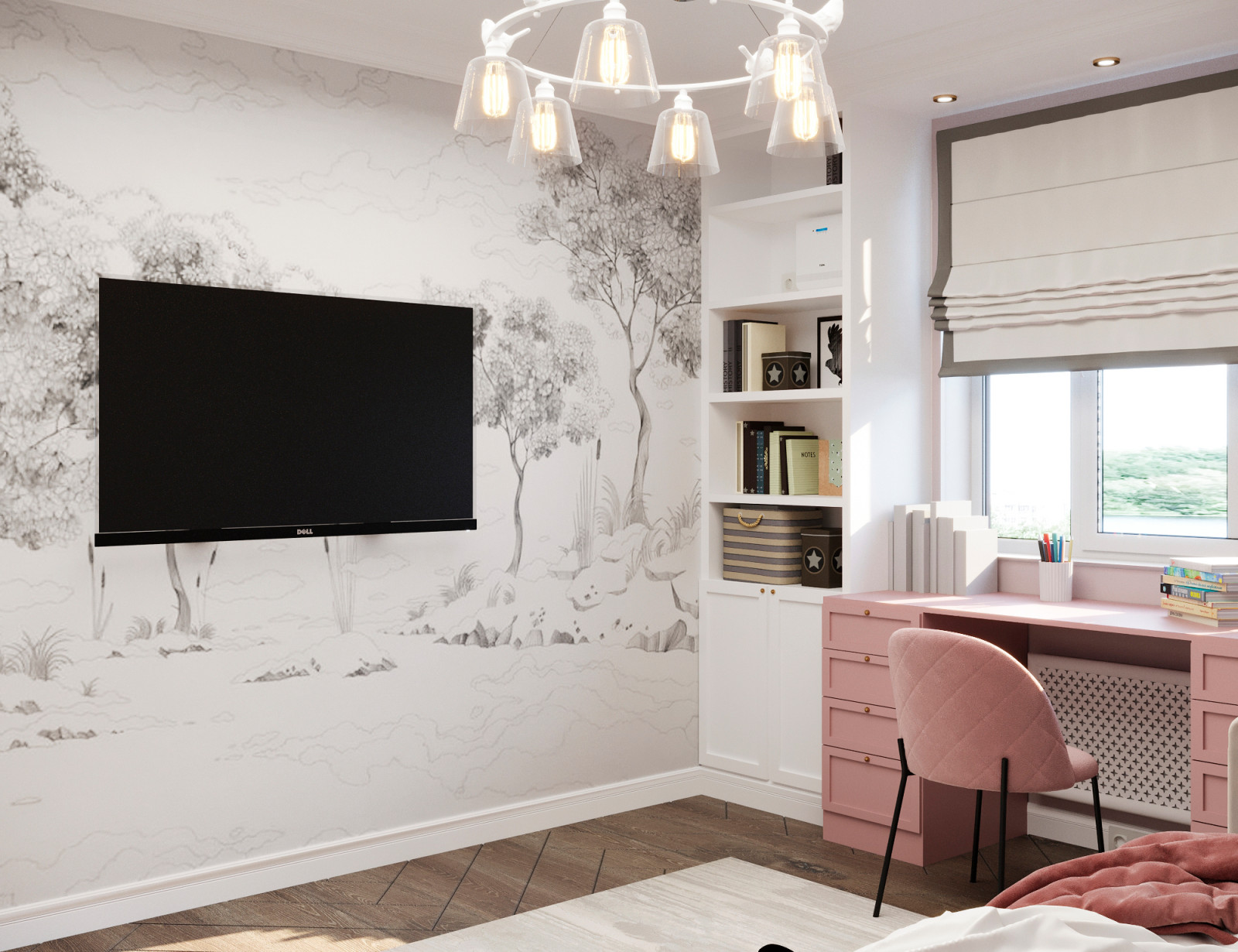 Квартира с элементами неоклассики