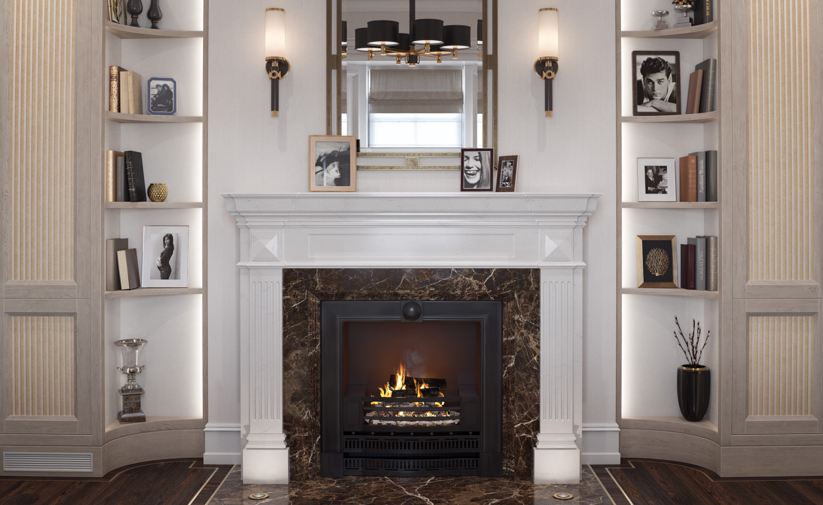 Home office in a residential house