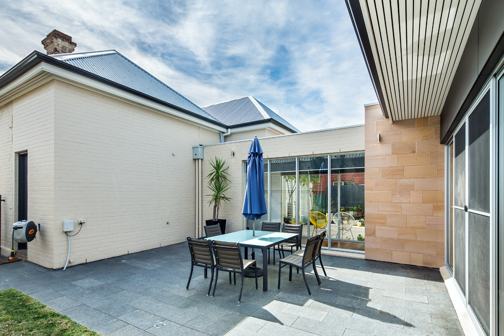 This is an example of a traditional patio in Adelaide.