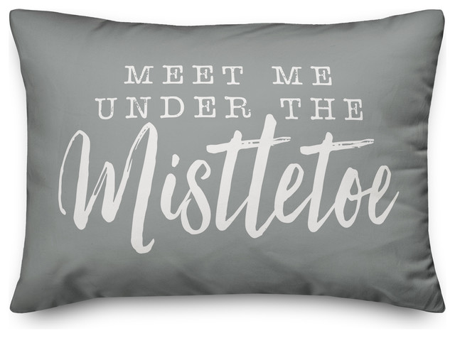 lets mistletoe pillow