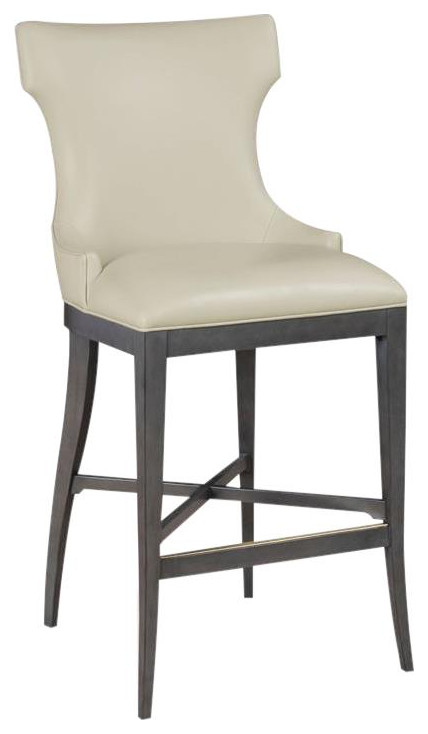 Counter Stool WOODBRIDGE ADDISON Curved Back Tapered Flared Legs
