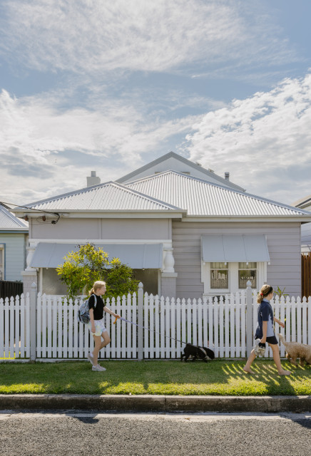 Tighes Hill Recycled House eclectic-house-exterior