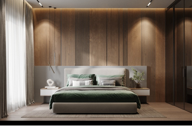 Визуализация спальни