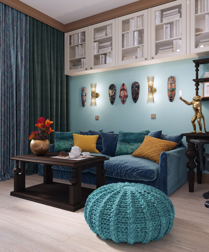 Интерьер части квартиры в Долгопрудном - "Маски" (49,65 кв.м.)