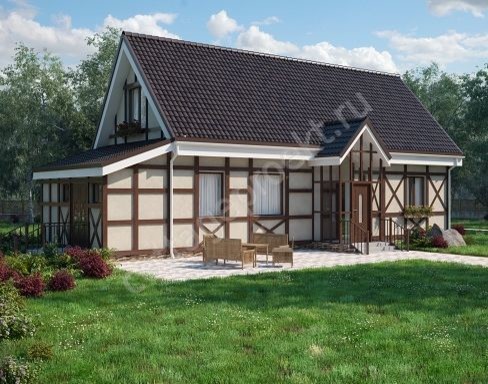 Проекты домов из бруса