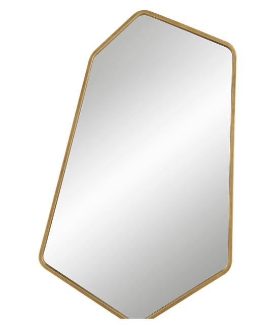 Linneah Black Mirrors, Set/4" Contemporary Wall Mirrors by Ownax