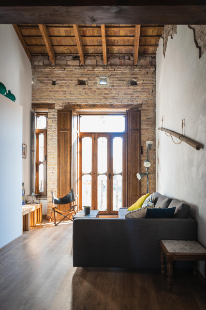 casa parolaro industrial-wohnbereich